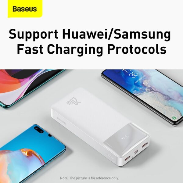 BASEUS powerbank 20000 mAh PD QC3.0 3A 20W PPBD050302 white