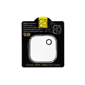 5D Full Glue Camera Tempered Glass - for iPhone 17 Pro Max Transparent