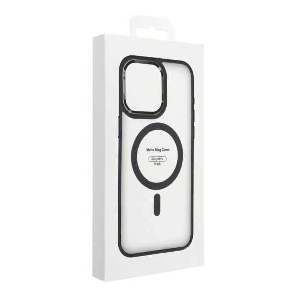 MATTE MAG COVER case compatible with MagSafe for IPHONE 17 Pro black