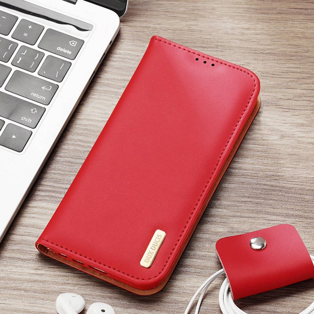 DUX DUCIS wallet case HIVO for SAMSUNG S23 Plus red