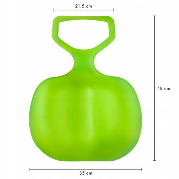 Slide for snow "Apple shape" RC-K-1218 green