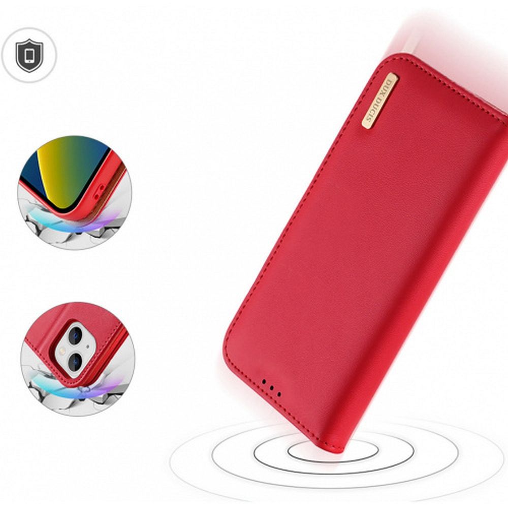 DUX DUCIS wallet case HIVO for IPHONE 15 Plus red
