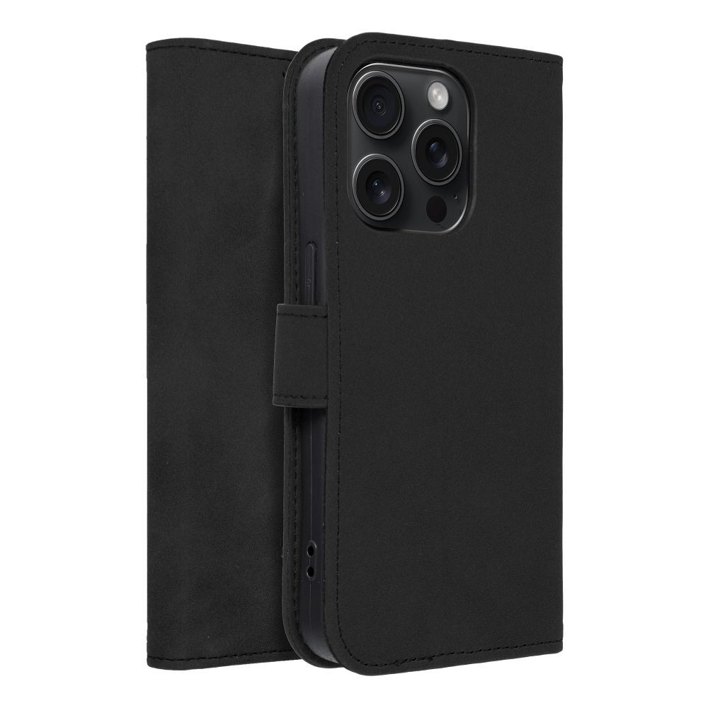 c849954af5613f8c1f0fe2195c384038 TENDER Book Case for IPHONE 15 Pro black