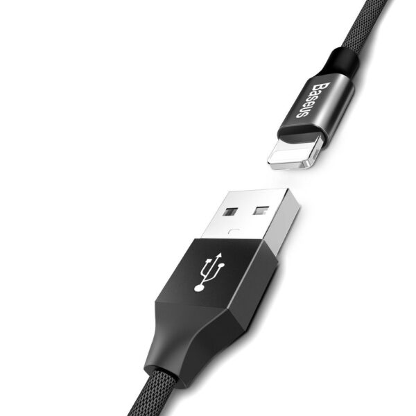 BASEUS cable USB A to Lightning 2A Yiven CALYW-01 1,2 m black