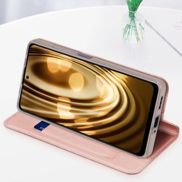 DUX DUCIS wallet case SKIN PRO for REDMI NOTE 12 5G rose