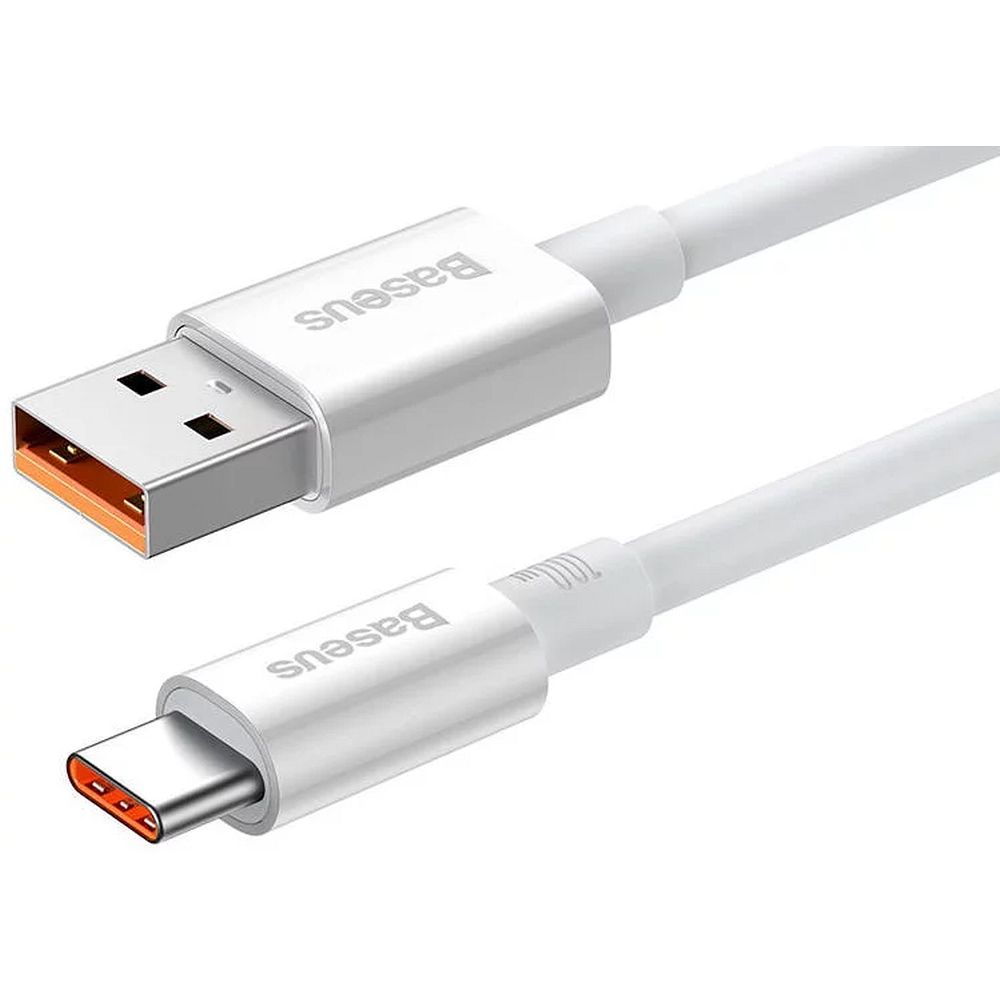 BASEUS cable USB A to Type C PD 6A 100W P10320102214-00 1 m white