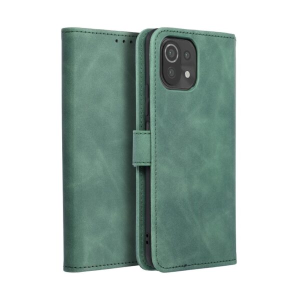 TENDER Book Case for XIAOMI Mi 11 Lite 5G / Mi 11 Lite LTE ( 4G ) / Mi 11 Lite NE green