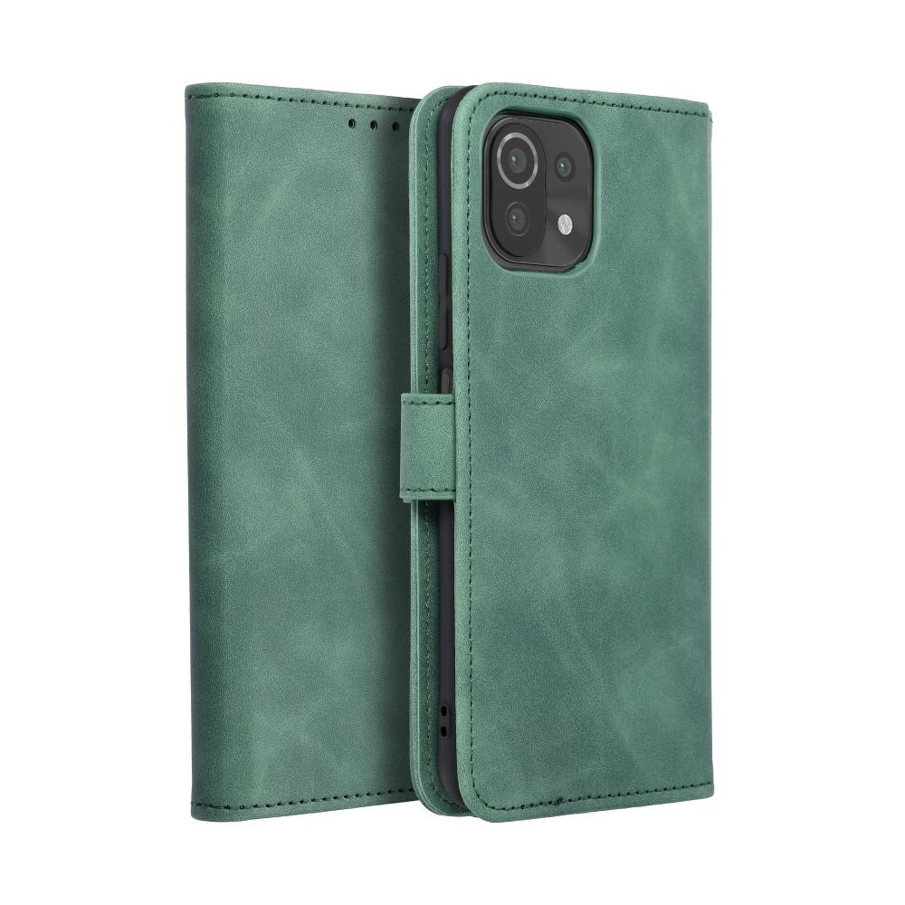 d07fb6bcd8723e1bfd4d7dd3a71b3c6c TENDER Book Case for XIAOMI Mi 11 Lite 5G / Mi 11 Lite LTE ( 4G ) / Mi 11 Lite NE green