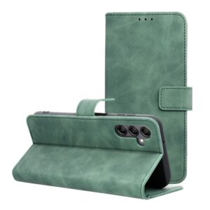 TENDER Book Case for SAMSUNG A14 4G / A14 5G green