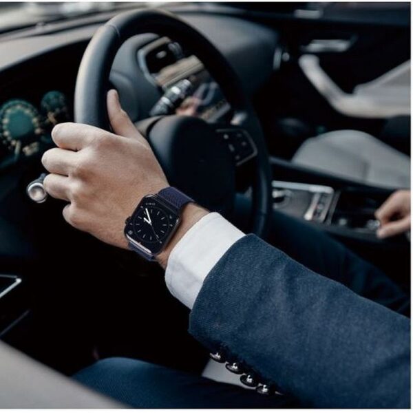 DUX DUCIS strap MILANESE stailess steel magnetic for Apple Watch 38 / 40 / 41 mm blue