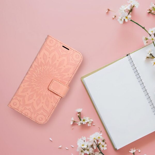 MEZZO Book case for IPHONE 17 mandala peach fuzz