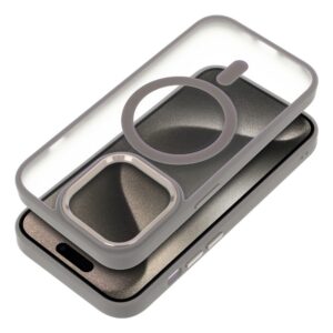 MATTE MAG COVER case compatible with MagSafe for IPHONE 17 Air titanium