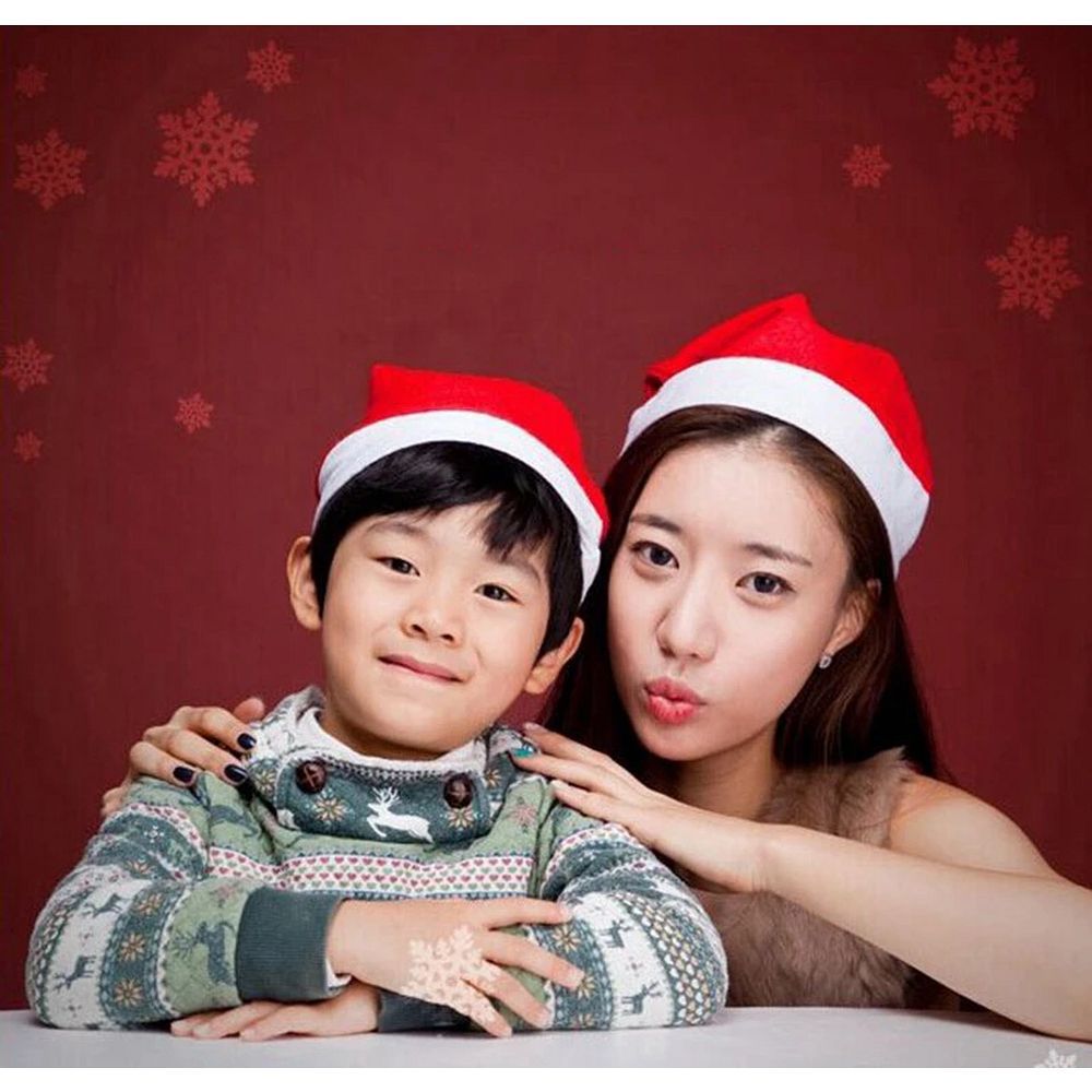 Santa Claus hat with pompom RC-K-296 red