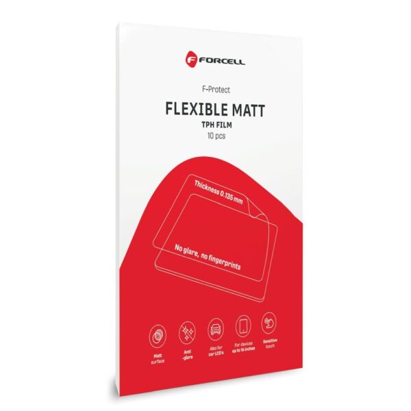FORCELL F-PROTECT FLEXIBLE TABLET MATT - TPH film for smart cutting machine for tablets max 16" (10 pcs/set)