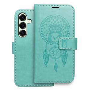 MEZZO Book case for SAMSUNG S25 dreamcatcher green