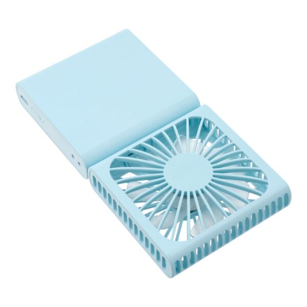 Portable fold fan F10 blue