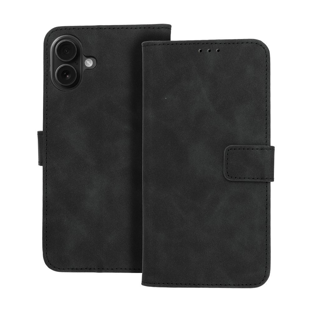 ddbf6bcec9fa0fc0a5053cfda6590b54 TENDER Book Case for IPHONE 16 Plus ( 6.7 black
