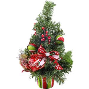 Decorative Christmas tree for desk 50 cm RC-K-432 green