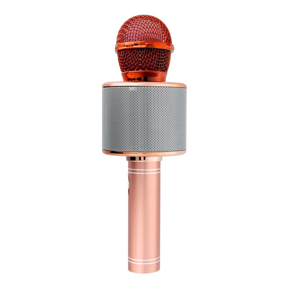 Multimedia karaoke microphone CR58 pink gold