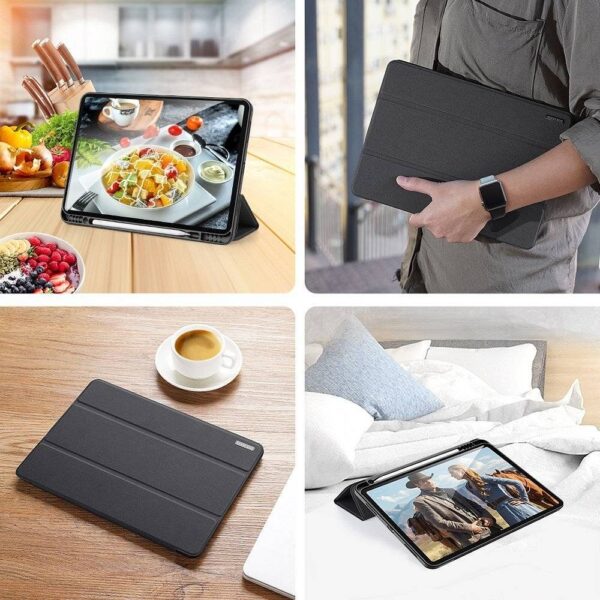 DUX DUCIS case DOMO foldable with pencil storage for iPad Pro 12.9 (2020/2021/2022) black