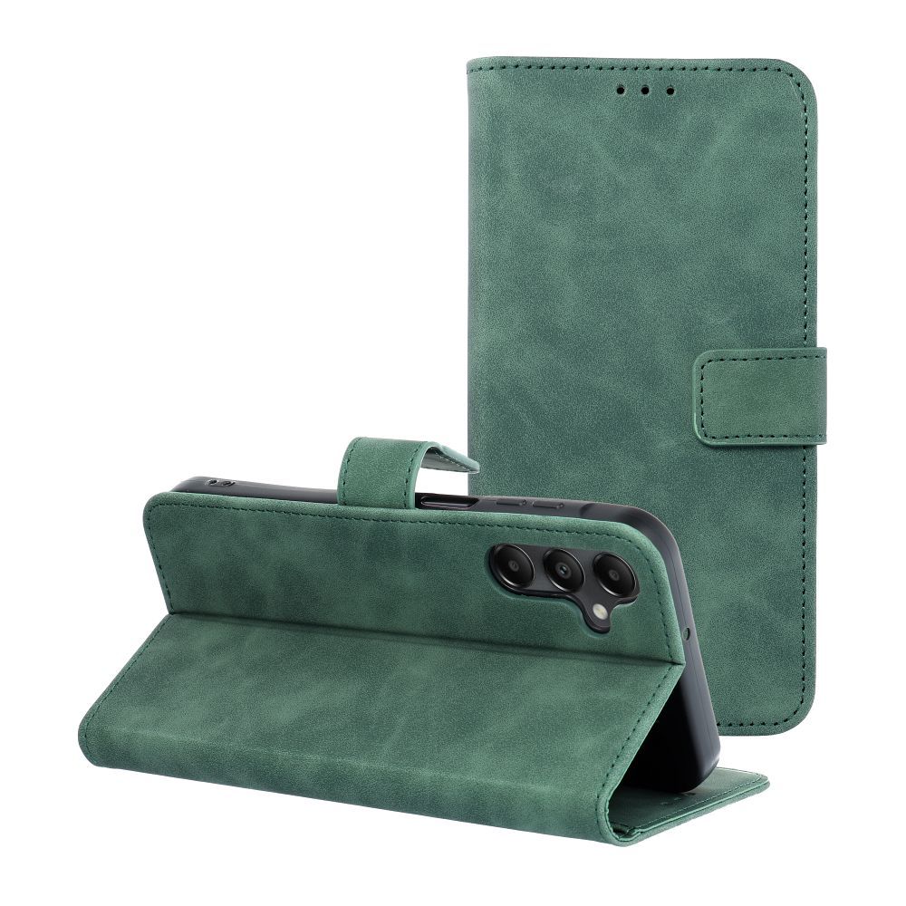 e28ed0294def9690b72115e54b8367f7 TENDER Book Case for SAMSUNG A15 4G / A15 5G green