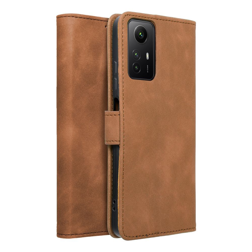 e2fb827dfcea696e908bc3a6da00927b TENDER Book Case for XIAOMI Redmi Note 12S brown