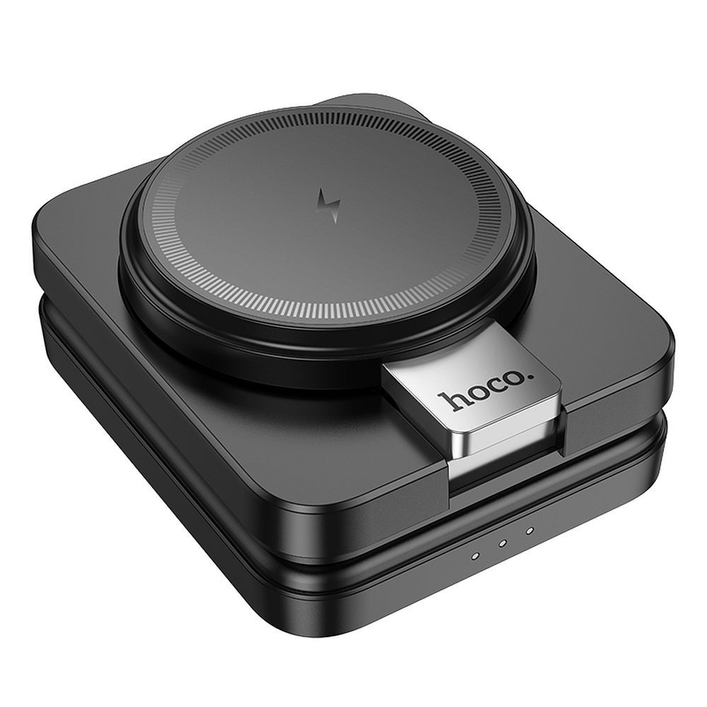 EOL HOCO foldable wireless chrger 3in1 compatible with Apple Watch 15W CQ11 black