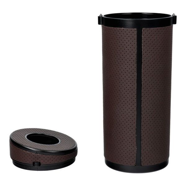 Tube-shaped tissue dispenser brown