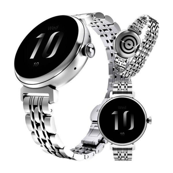 HIFUTURE metal smartwatch with call function AURA (IP68) silver