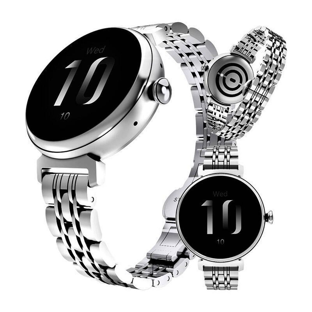 HIFUTURE metal smartwatch with call function AURA (IP68) silver