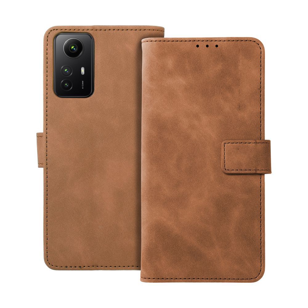 e82e98883392b4d912d6945f316b1de2 TENDER Book Case for XIAOMI Redmi Note 12S brown