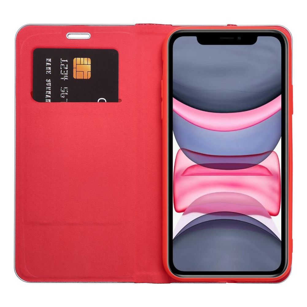 LUNA Book Carbon for IPHONE 17 Pro Max red