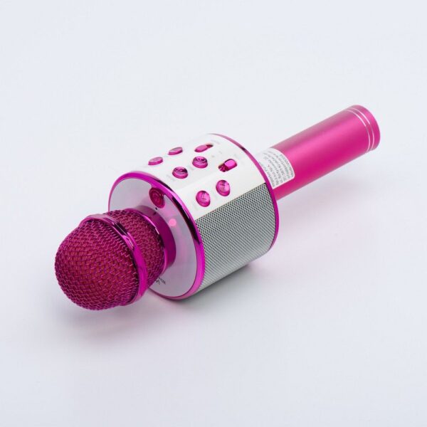 Multimedia karaoke microphone CR58 pink