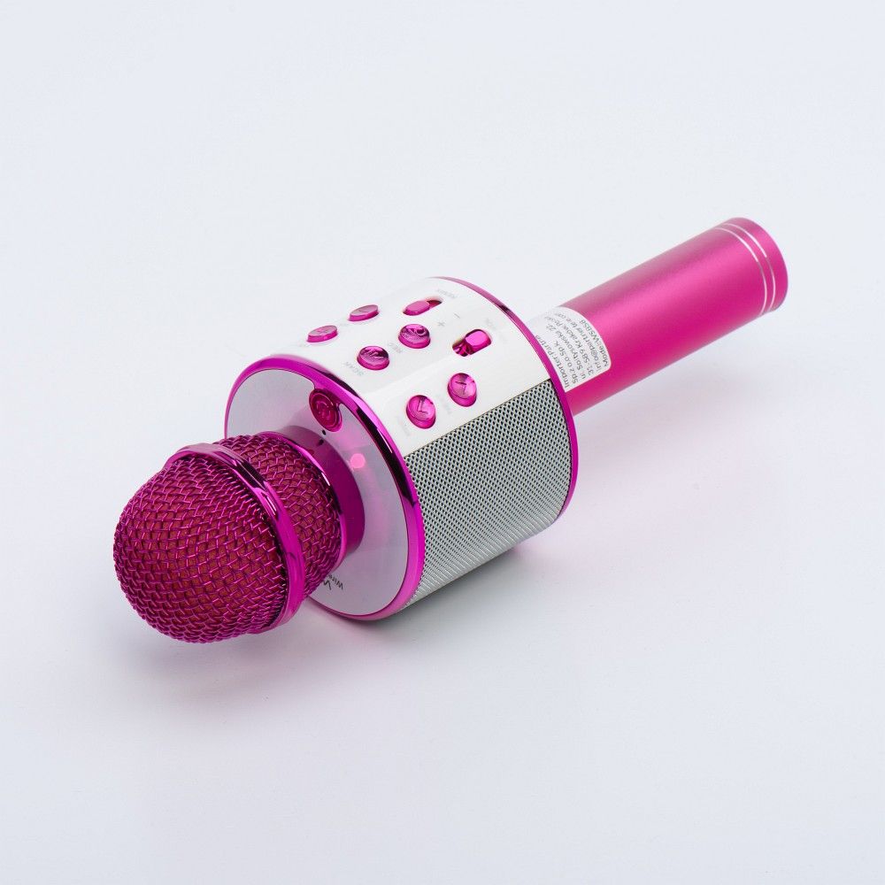 Multimedia karaoke microphone CR58 pink