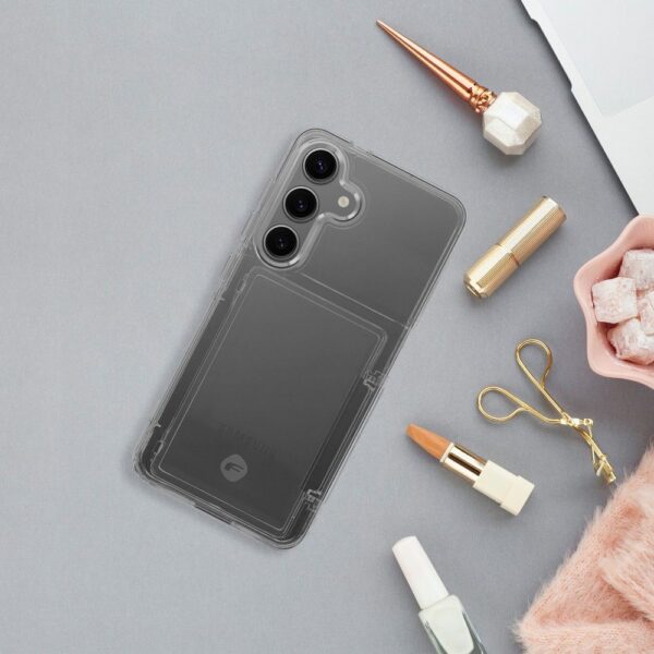 FORCELL F-PROTECT Crystal Pocket Case for SAMSUNG S24 transparent