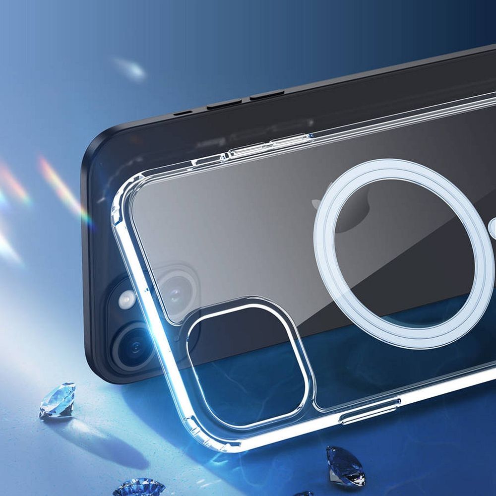 DUX DUCIS case CLIN MAG compatible with MagSafe for IPHONE 15 transparent