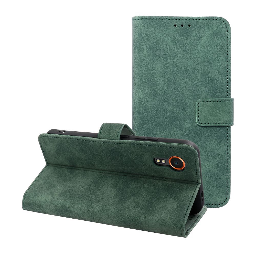 ea257b00394d4a194a08faca4584aa47 TENDER Book Case for SAMSUNG XCover 7 green