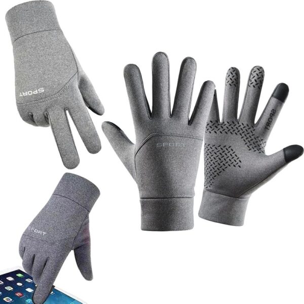 Winter gloves insulated with smartphone function size XL RC-K-1180 gray