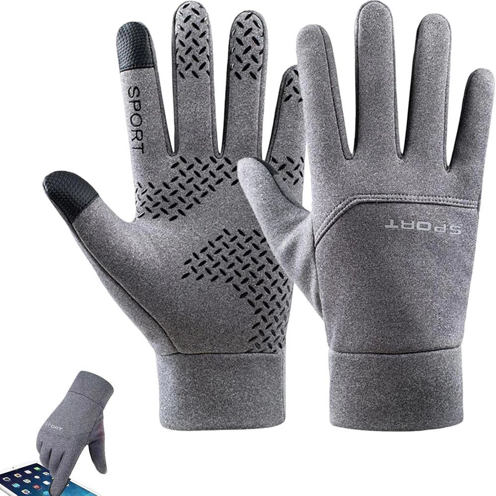 Winter gloves insulated with smartphone function size XL RC-K-1180 gray