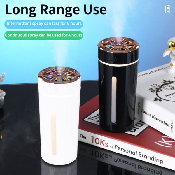 Aromatherapy car machine / humidifier / diffuser Art Deco model RM-0628 white