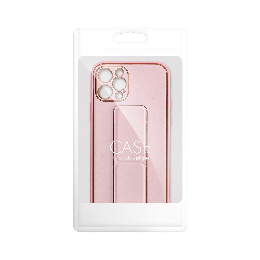 eda98ebdbb2b4afde51a4fcaf327ced3 LEATHER CASE KICKSTAND for IPHONE 15 Plus pink