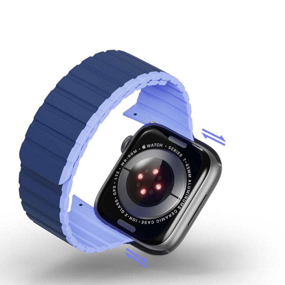 DUX DUCIS strap LD silicone for Apple Watch 42 / 44 / 45 mm blue