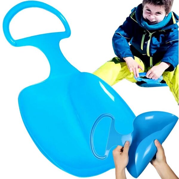 Slide for snow "Apple shape" RC-K-1219 blue