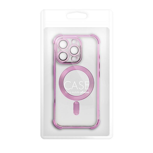 Case ANTISHOCK ELECTRO for IPHONE 17 Air compatible with MagSafe pink