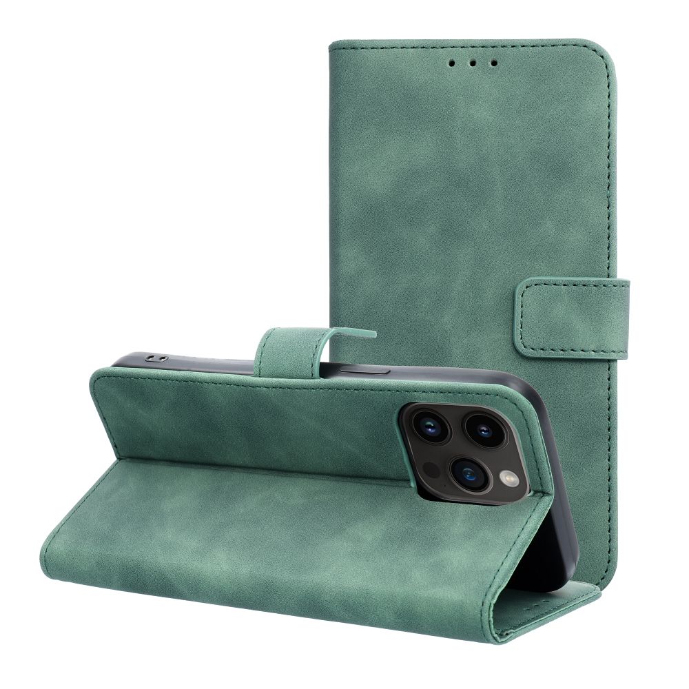 f1930fc30cb48a50a748a689c9387025 TENDER Book Case for IPHONE 14 Pro Max green