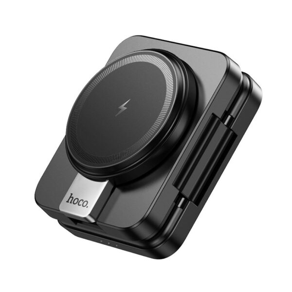 EOL HOCO foldable wireless chrger 3in1 compatible with Apple Watch 15W CQ11 black