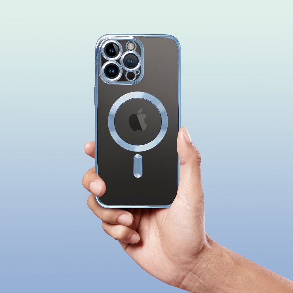 ELECTRO MAG COVER case compatible with MagSafe for IPHONE 17 Air blue