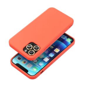 SILICONE case for IPHONE 17 peach