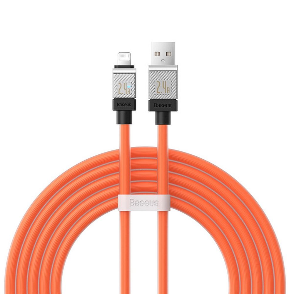 BASEUS cable USB A to Lightning 2,4A Coolplay CAKW000507 2 m orange