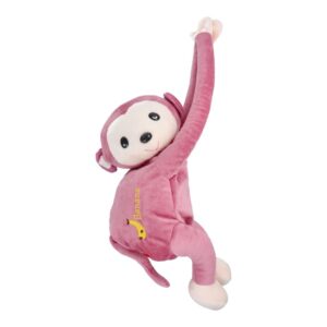 Monkey hanging model tissue box pink